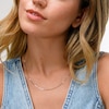 0.7mm Diamond-Cut Box Chain Necklace in Solid 18K Gold