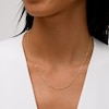 1.4mm Figaro Chain Necklace in Solid 14K Gold - 18"
