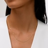 1.1mm Diamond-Cut Cable Chain Necklace in Solid 14K Gold - 18"
