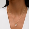 0.115 CT. T.W. Diamond Angel Pendant in Sterling Silver with 14K Gold Plate