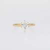 1.00 CT. Pear-Shaped Certified Diamond Solitaire Engagement Ring in 14K Gold (I/I1)