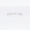 0.40 CT. T.W. Diamond Nine Stone Contour Anniversary Band in 14K White Gold