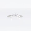 0.40 CT. T.W. Canadian Certified Diamond Graduated Five Stone Contour Anniversary Band in 14K White Gold (I/I2)