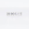 2.00 CT. T.W. Emerald-Cut Certified Lab-Created Diamond Nine Stone Anniversary Band in 14K White Gold (F/VS2)