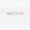 1.00 CT. T.W. Oval Certified Lab-Created Diamond Anniversary Band in 14K White Gold (F/SI2)