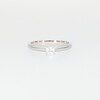 CT. Princess-Cut Certified Diamond Solitaire Engagement Ring in 14K White Gold (J/I2