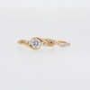 0.75 CT. T.W. Diamond Swirl Bypass Shank Bridal Set in 10K Gold