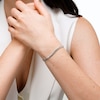 4.0mm Diamond-Cut Oval Curb Chain Bracelet in Solid Sterling Silver - 7.5”
