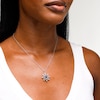 Unstoppable Love™ London Blue Topaz and White Lab-Created Sapphire Snowflake Pendant in Sterling Silver