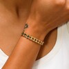 7.5mm Railroad Link Chain Bracelet in Hollow 10K Gold - 8.5”