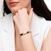 ID Plate Bracelet in Hollow 18K Gold - 8.5"