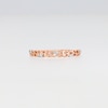 Diamond Accent Leaf Stackable Anniversary Band in 10K Rose Gold