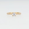Vera Wang Love Collection 0.69 CT. T.W. Certified Diamond Engagement Ring in 18K Gold (F/SI2)