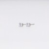 0.25 CT. T.W. Certified Lab-Created Diamond Solitaire Stud Earrings in Sterling Silver (F/SI2)