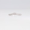 0.25 CT. T.W. Diamond Contour Anniversary Band in 10K White Gold