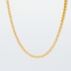 CT. T.W. Certified Lab-Created Diamond Line Necklace in Sterling Silver with 10K Gold Plate (I/SI2
