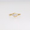 0.75 CT. T.W. Diamond Past Present Future® Bypass Shank Engagement Ring in 14K Gold
