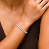10.00 CT. T.W. Certified Lab-Created Diamond Tennis Bracelet in 10K White Gold (I/SI2)