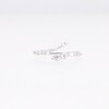 Shooting Star 0.50 CT. T.W. Certified Lab-Created Diamond Bypass Ring in Sterling Silver (F/VS2)