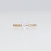 1.00 CT. T.W. Oval Certified Lab-Created Diamond Engagement Ring in 14K Gold (F/VS2