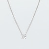 0.25 CT. Certified Lab-Created Diamond Solitaire Pendant in Sterling Silver (F/SI2) - 19”