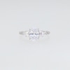 Emmy London 2.25 CT. T.W. Oval Certified Lab-Created Diamond Collar Engagement Ring in 18K White Gold (F/VS2)
