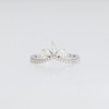 Emmy London 3.60 CT. T.W. Emerald-Cut Certified Lab-Created Diamond Engagement in 18K White Gold (F/VS2)