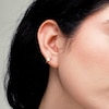 0.19 CT. T.W. Diamond Miracle Solitaire Three Pair Earrings Set in Sterling Silver and 14K Gold Plate